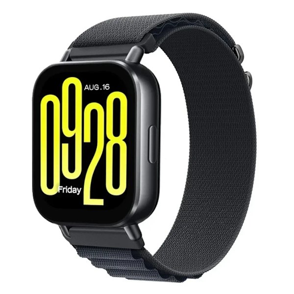22mm 20mm Alpine Loop Armband för Redmi Watch 5 Lite Nylon Sport Andningsbart Armband Klockarmband Redmi Watch 5 Active Tillbehör Dark grey for width 20mm