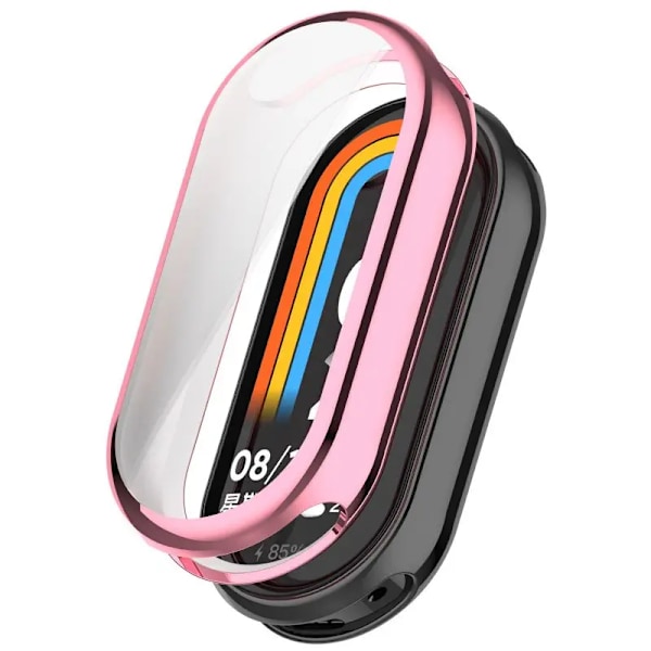 Fullständigt Skal För Xiaomi Mi Band 9 8 Skärmskydd Mi Band9 8 NFC Skärmskydd Skyddsfodral Klockfodral För Mi band8 9 Planting Dark Green Xiaomi Mi Band 8