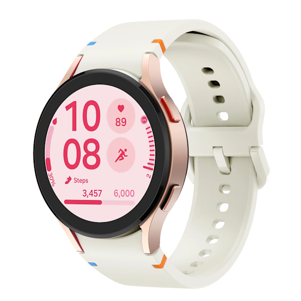officiell webbplats Armband för Samsung Galaxy Watch 7 FE 44mm 40mm Silikonarmband Galaxy Watch6 4 6 Classic 5 pro band 43mm 47mm white 4 classic 42mm 46mm