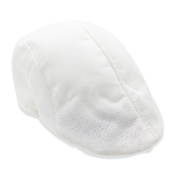 Hatt Golf Newsboy Klassisk cap Ny fiskbens- Duckbill Ivy white