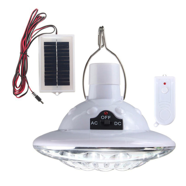 22LED Solar Lampa med Krok Camping Trädgårdslampa Fjärrkontroll Utomhus inomhuslampor default