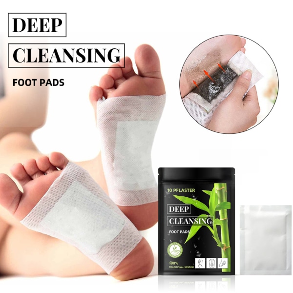 Deep Cleansing Foot Patch Hjälper sömn att lindra kropp och själ för kvinnor män hälsovård default