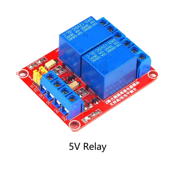 AC 250V/10A DC 30V/10A Relämodul Optokopplarisoleringsrelämodul för att förbättra arbetseffektiviteten 24v