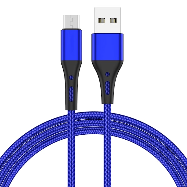 Lovebay 0,5 m till 3 m USB C-kabel Micro-sladd Typ C-kabel för iPhone 11 12 13 Samsung Huawei Universella Snabbladdningsdatakablar Blue For Micro 1m