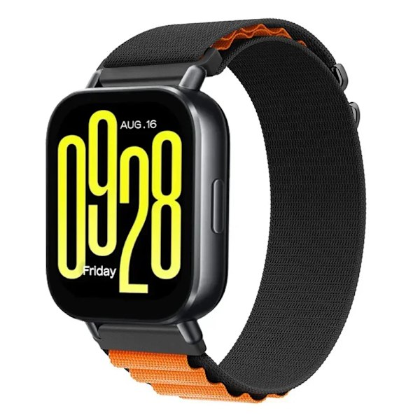 22mm 20mm Alpine Loop Armband för Redmi Watch 5 Lite Nylon Sport Andningsbart Armband Klockarmband Redmi Watch 5 Active Tillbehör Army-green shiny for width 22mm