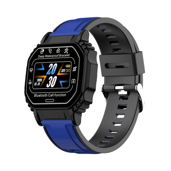 Smart armband kompatibelt med Bluetooth Call Vattentät watch för vuxna blue