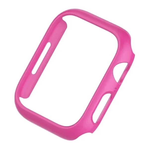 Skal för Apple Watch 45mm 41mm 40mm 44mm 42mm 46mm Skyddande Hölje Matt Hård PC Stötfångarram Utan Glas iWatch 10 SE 9 8 7 6 5 4 Rose Red Series456 SE 44MM