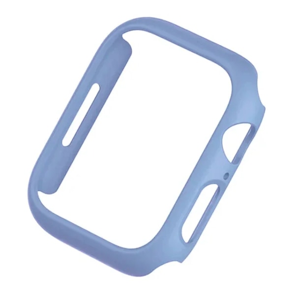 Skal för Apple Watch 45mm 41mm 40mm 44mm 42mm 46mm Skyddande Hölje Matt Hård PC Stötfångarram Utan Glas iWatch 10 SE 9 8 7 6 5 4 Ice Blue Series456 SE 44MM