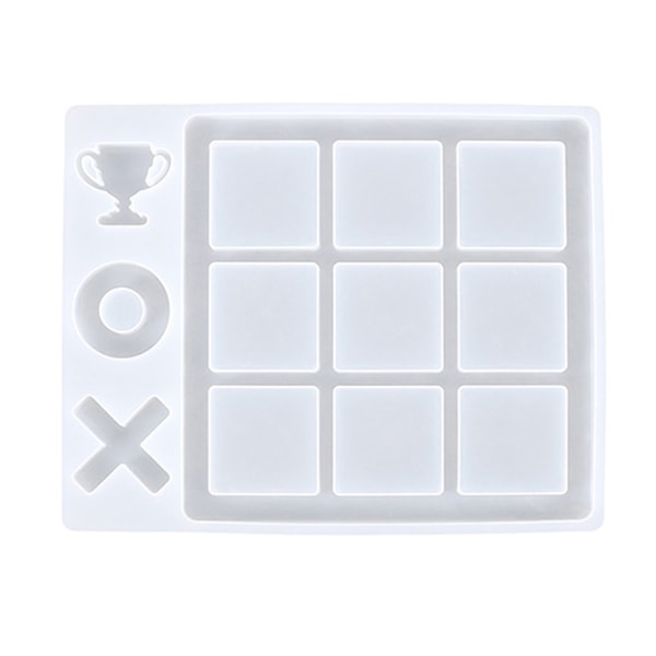 DIY OX Schackspelbräde Form Epoxi Silkonform Form Gjutning Familjespel Hantverk Handgjorda as show