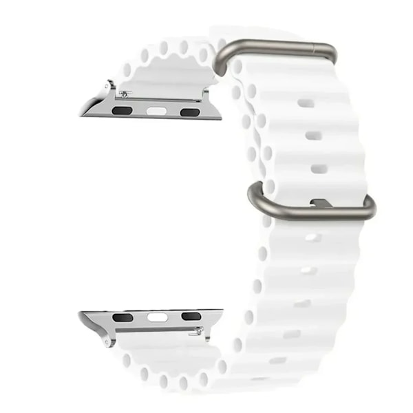 Silikon Ocean armband för Apple Watch band Ultra Series 9 SE iwatch 42mm 44mm 45mm 49mm 38mm 40mm 41mm correas 49 44 45 mm band Star 38mm 40mm 41mm