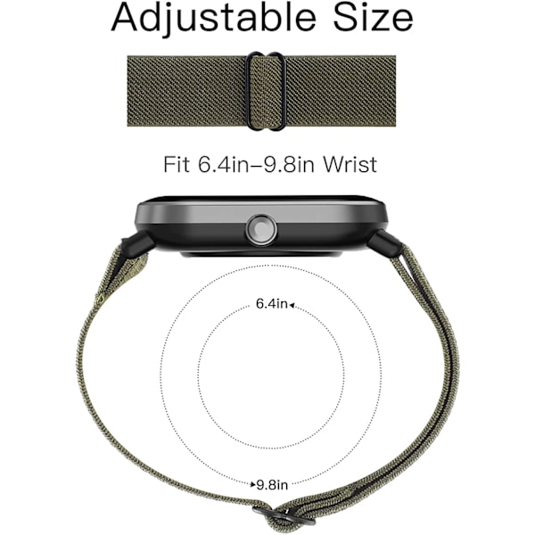 Armband för Redmi Watch 5 Active/5 Lite tillbehör Ersättningsarmband Elastisk Böhmen Nylon Correa armband Redmi Watch 5 Lite Bohemia purple Redmi watch 5 lite
