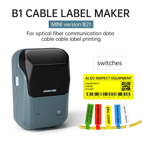 Mini Thermal Label Maker Wireless Machine Instant Thermal Printer för hemorganisationer b1 (without paper)