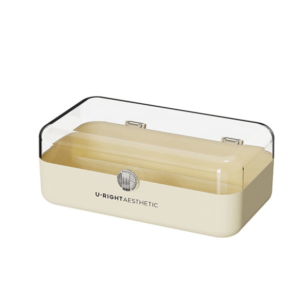 Smycken Organizer case Slitstark smycken förvaringsbox för smycken förvaringshantering cosmetic storage box transparent white