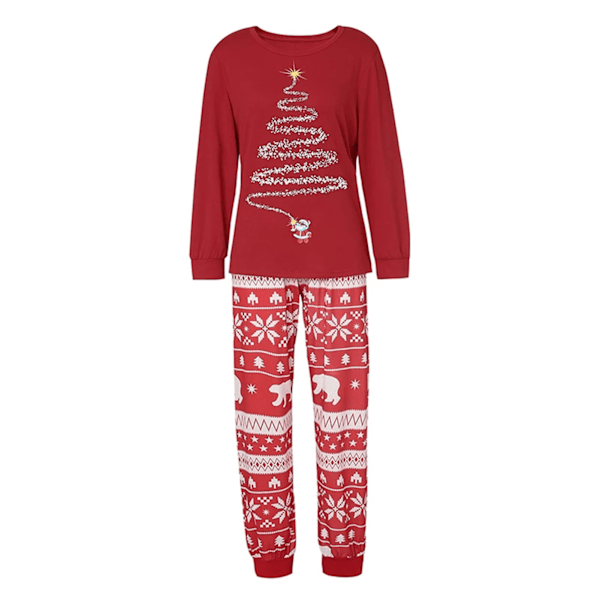 Jul Familjesemester Pyjamas Matchande Set Print Jul Topp nattkläder navy blue child 2