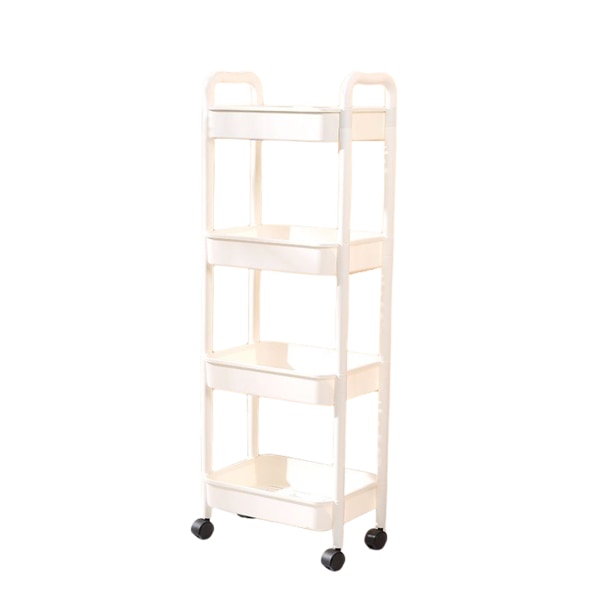 2/3/4-Tier Kitchen Rolling Cart Durable Movable Rolling Cart for Dorms Attics Basements 6