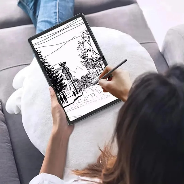 Pappersliknande skärmskydd i glas för 2024 iPad mini 7 (8,3 tum). Anti-reflex, perfekt för att skriva/rita, enkel installation, fodralvänlig 1pcs