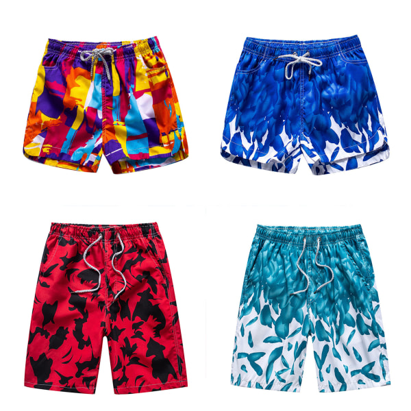 Summer Outdoor Beach Shorts Andas Snabbtorkande badbyxa för kvinnor män multicolored female 2xl