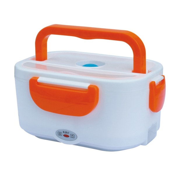 40w Bärbar elektrisk Lunchbox Premium Mini Hot Box Reser Pendling Camping Lunch us plug orange