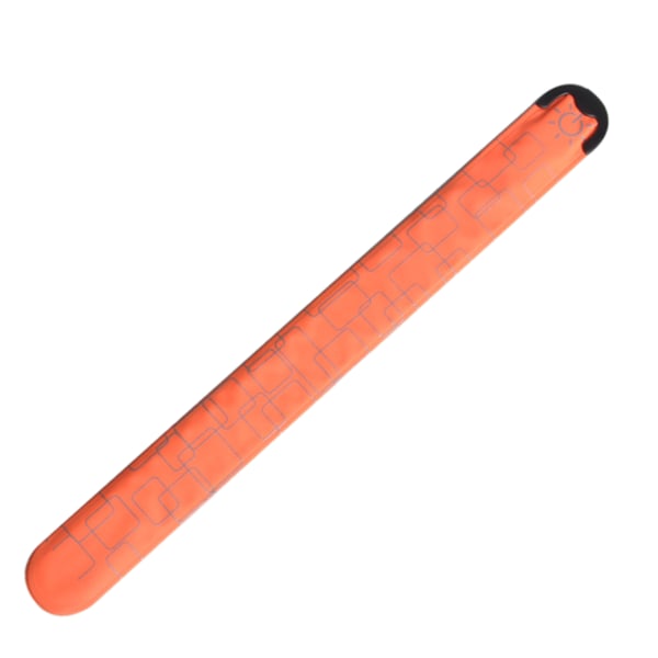 LED Luminous Pop Ring Bärbart USB Uppladdningsbart armband för utomhuslöpning orange