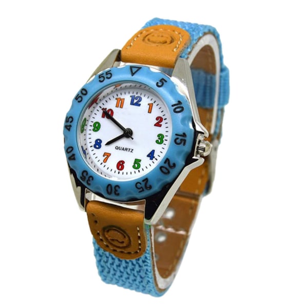 Fashion Quartz Watch 24-timmars Display Alloy Case Sport Watch Student Armbandsur sky blue