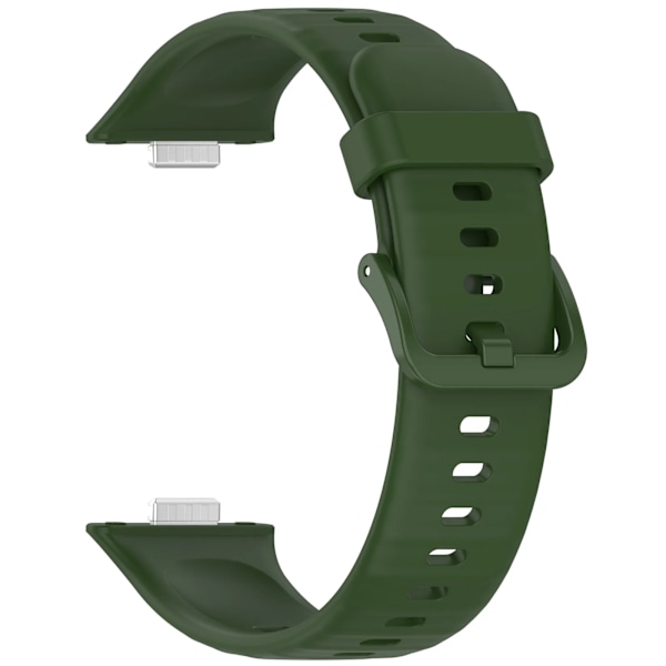 Klockarmband för Huawei Watch Fit 3 Silikon Officiellt Sportarmband Ersättning Huawei Fit 3 Rem Armbandsaccessoarer Military Green Huawei Watch fit 3