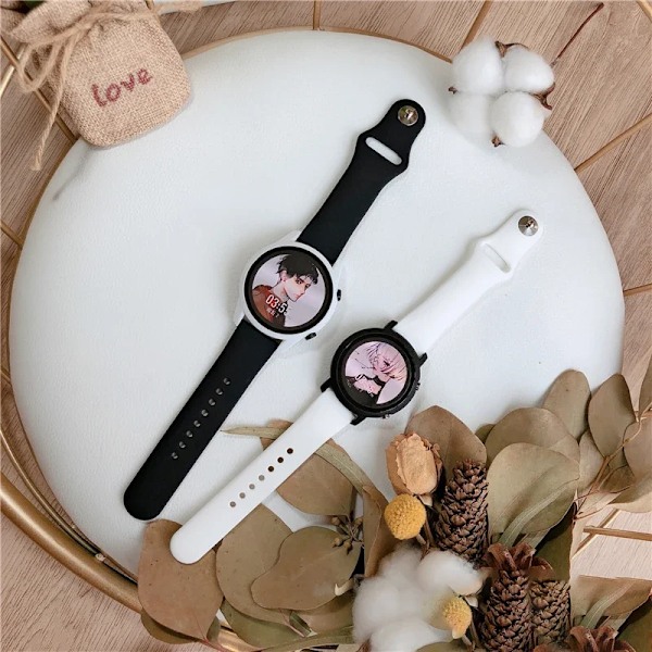 20mm 22mm armband för Samsung Galaxy watch 6/5/pro/4 Classic 18mm silikonarmband Huawei watch GT 4-2-2e-3-3 pro 41mm 46mm band PaPaya 39 18mm watch band