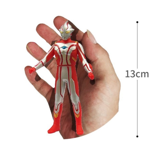 Ultraman modell 13 cm vinyl docksamling leksaksmodell för barns semesterpresent mobius