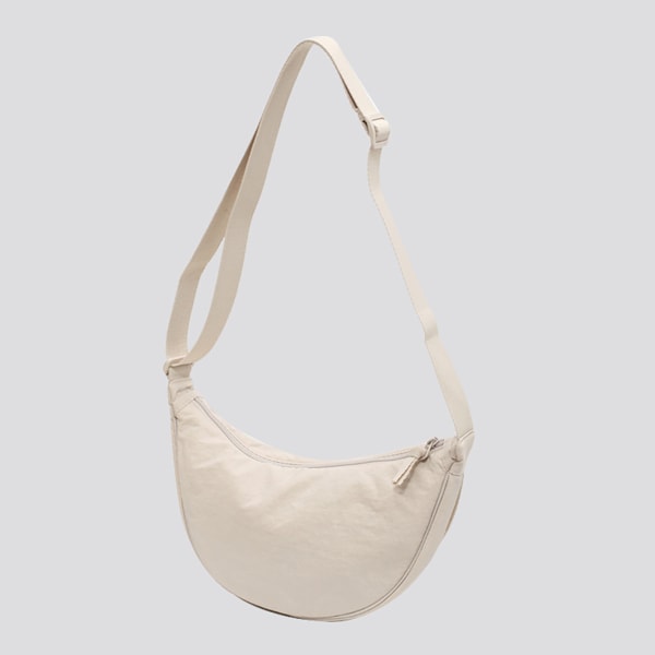 Kvinnor Crossbody-väska Multifunktionell Enkel Bekväm väska Resa Camping Klätterväskor creamy-white