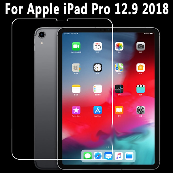 2-pack skärmskydd i härdat glas för Apple iPad Pro 12,9 tum, glas för iPad Pro 12,9 2015 2017 2018 2020 2021 2022 A2764 Pro 12.9 2021 2PCS