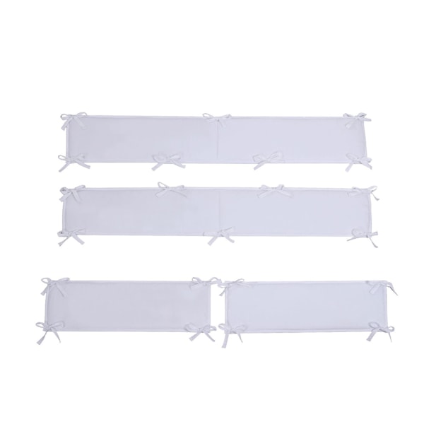 Baby Splicing Guardrail High Rebound Guardrail Toddler för hemmet white