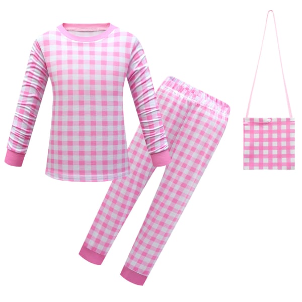 Barbie Långärmad byxdress för barn suit with bags 140cm