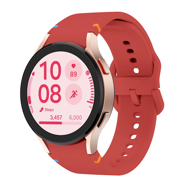 officiell webbplats Armband för Samsung Galaxy Watch 7 FE 44mm 40mm Silikonarmband Galaxy Watch6 4 6 Classic 5 pro band 43mm 47mm red Galaxy watch FE