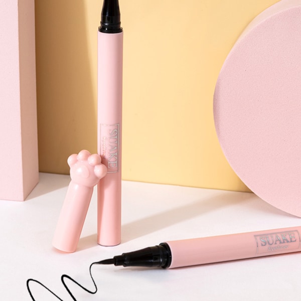 Svart brun eyeliner Penna Torkar snabbt Rich Color Single Tip Födelsedag Alla hjärtans dag present black