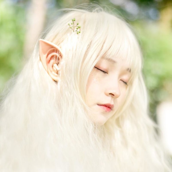 Halloween Elf Ears Cos Rekvisita Avatar Elf Ears Vampyrproteser Goblin skin s