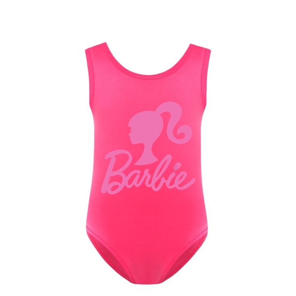 Barbie The Movie Girls' Cartoon Baddräkt Swimshat Set i ett stycke pink 120cm