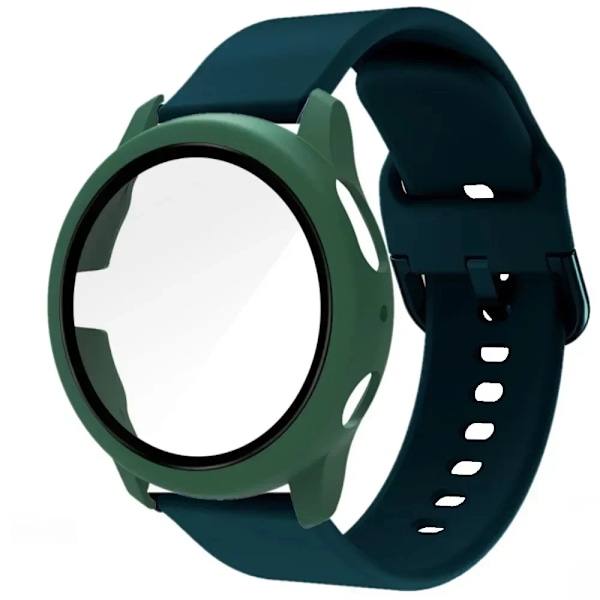 20mm Armband+Fodral för Samsung Galaxy Watch Active 2 Armbandsskydd Stötfångare för Galaxy Watch 4/5/6 40mm 44mm Skyddskåpa DGr-DGr Active 2 40mm