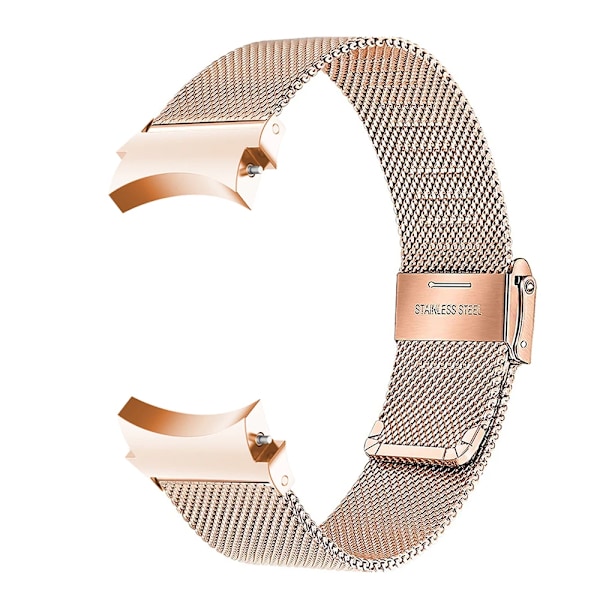 Inga glipor Correa för Galaxy Watch 7 6 5 4 44mm 40mm 5pro armband 45mm stålarmband för Samsung Galaxy Watch 6 4 Classic 47mm 46mm 43mm rose gold A galaxy watch 5 44mm