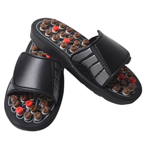 Acu-Point Tofflor Accupressure Massage Fotmassager Flip Flop sandaler för kvinnor män b 39