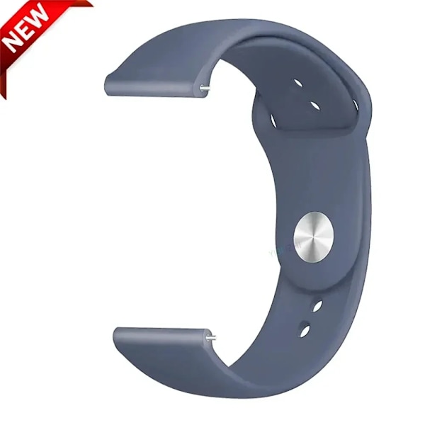 20mm 22mm armband för Samsung Galaxy watch 6/5/pro/4 Classic 18mm silikonarmband Huawei watch GT 4-2-2e-3-3 pro 41mm 46mm band Ice blue 38 20mm watch band