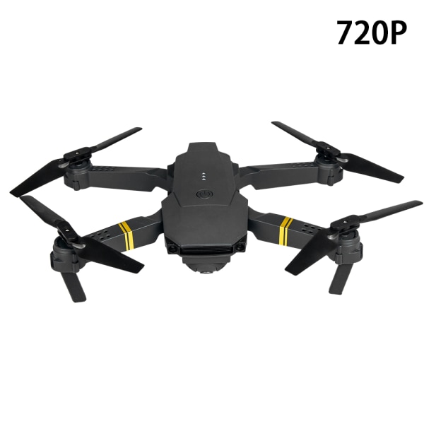 E58 Camera Drone med dubbla kameror Professionell 720P HD RC Mini Drone Bärbar hopfällbar Quadcopter för nybörjare dark grey 1080p