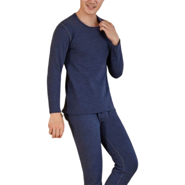 Unisex inre fleeces thermal Set Warm Thermal Top Thermal byxleggings bean paste 2xl