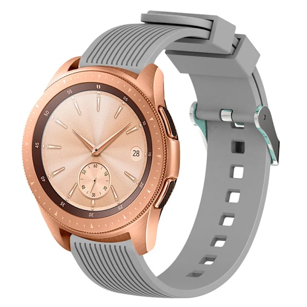 20mm 22mm Silikonarmband för Samsung Galaxy Watch 4 Classic 46mmm 42mm Watch 4 40mm 44mm/Huawei Watch GT2 42mm/ Amazfit GTR armband gray for other 22mm