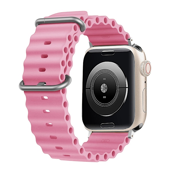 Silikon Ocean armband för Apple Watch band Ultra Series 9 SE iwatch 42mm 44mm 45mm 49mm 38mm 40mm 41mm correas 49 44 45 mm band P 38mm 40mm 41mm