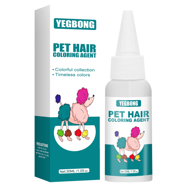 Pet Dyeing Agent Husdjur Hårfärgning Färgämnen Färgning Pigment Husdjurstillbehör För Hund Katt Nytt taupe brown