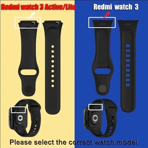 20mm 22mm Universal Nylonrem för Xiaomi Redmi Watch 5 3 Active/Lite Sport Andningsbart Band Elastiskt Ersättningsarmband Y Redmi  5 Active