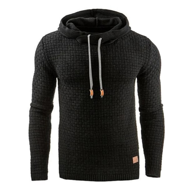 Emperor Hoodie Herr Jacquard Långärmad Hoodie Hoodie Warm Coat m black