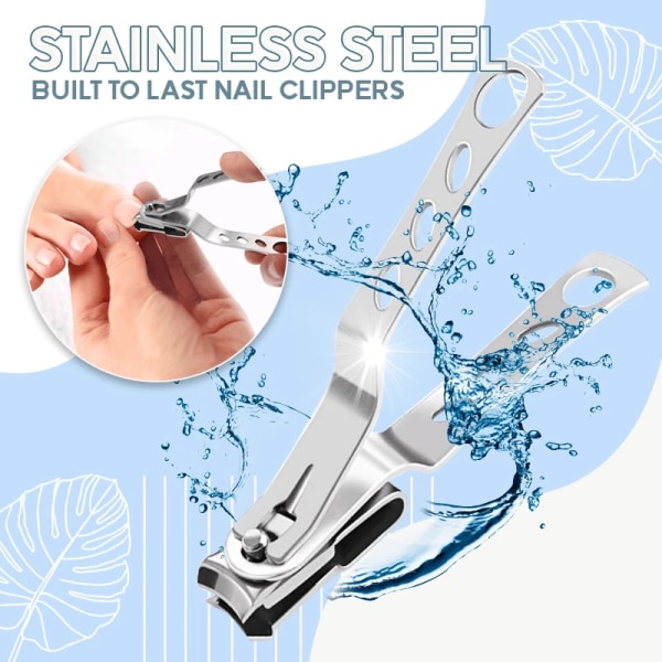 1/2/5pcs 360 Degree Rotatable Nail Clippers Stainless Steel Manicure Pedicure Tools 9cm 5pcs