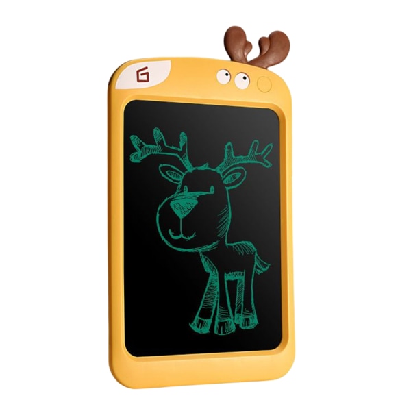 Barn LCD ritplatta tecknad handskrift målarbräda elektroniska doodles skrivblock leksak elk