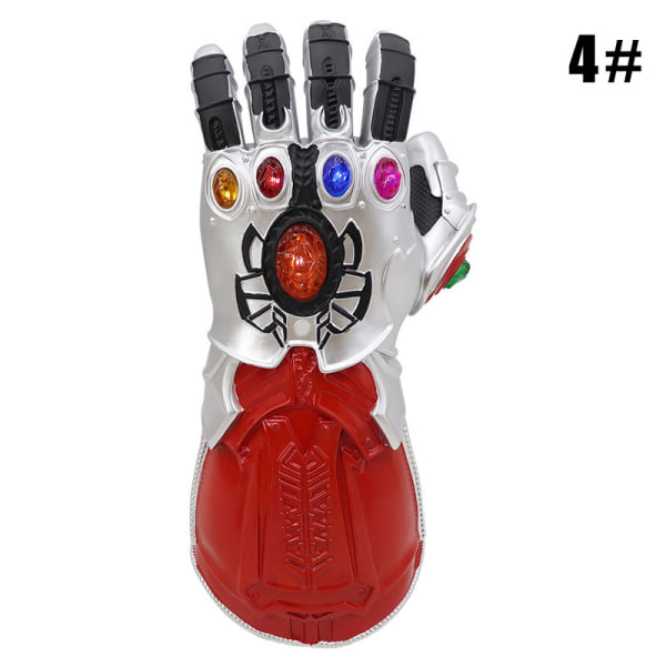 Avengers 4 Endgame Iron Man Infinity LED Gauntlet Arm Cosplay Thanos latexhandskar a