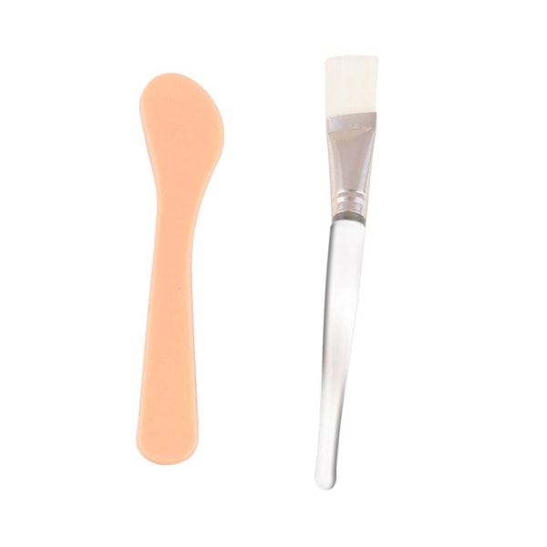 Bärbara skönhetsverktyg DIY Masque Spoon Spatel Sminkborste Praktiska verktyg för ansiktsvård a